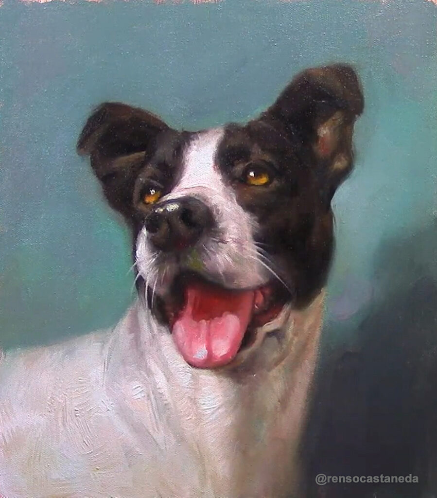 Pintura de perro